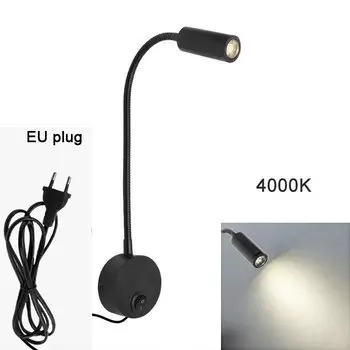 Настенный светильник GY 3Вт черный/белый