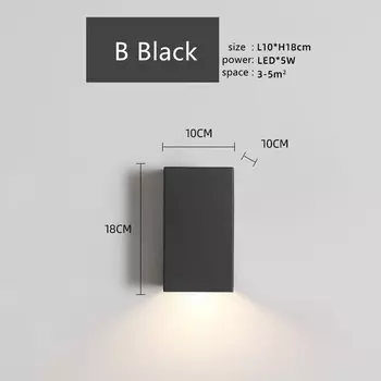 Настенный светильник HomeLover черный