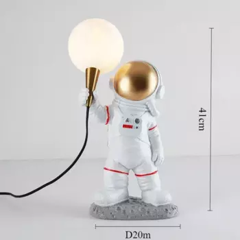 Настенный светильник IKVVT Астронавт Серебристый/Черный