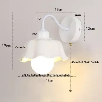 Настенный светильник IWHD белый