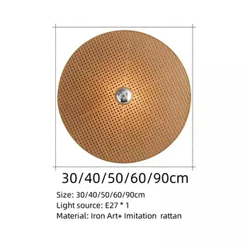 Настенный светильник JIANKEXING из искусственного ротанга