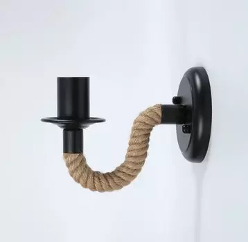 Настенный светильник из пеньковой веревки LZPZ RUI