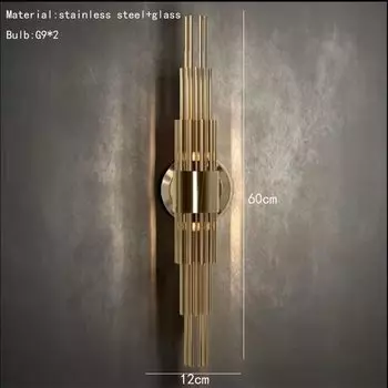 Настенный светильник IWP из прозрачного стекла