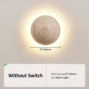 Настенный светильник JIANKEXING из травертина