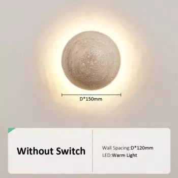 Настенный светильник JIANKEXING из травертина