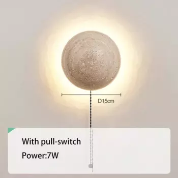 Настенный светильник JIANKEXING, желтый, камень