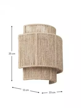 Настенный светильник JOYINLED из ротанга