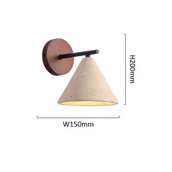 Настенный светильник Juhaw конусный желтый