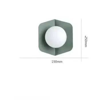 Настенный светильник LED, желтый/розовый/зеленый/серый