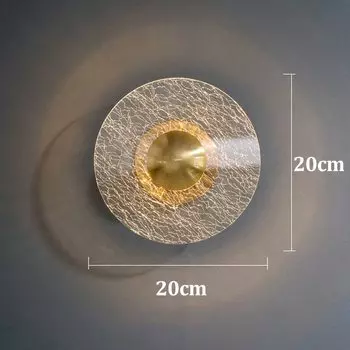 Настенный светильник lyfs золотистый