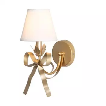 Настенный светильник Marmenkina с бантом, железный, E14