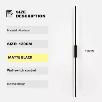 Настенный светильник OKUDO черный