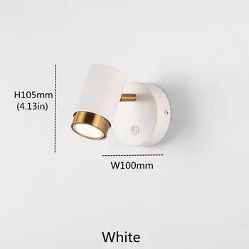 Настенный светильник OMEE белый/черный 220В