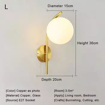 Настенный светильник OWEN LYCA медный