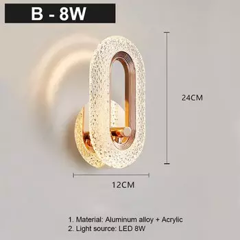 Настенный светильник QUASHION хрустальный