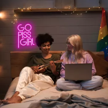 Настенный светильник со светодиодной вывеской GOGIRL-Neon, художественный подарок для девочки, модная вывеска, питание от USB, идеально подходит для домашней комнаты, спальни, бара, декора общежития