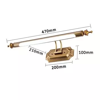 Настенный светильник WECUS Европейский ретро бронзовый LED 8Вт