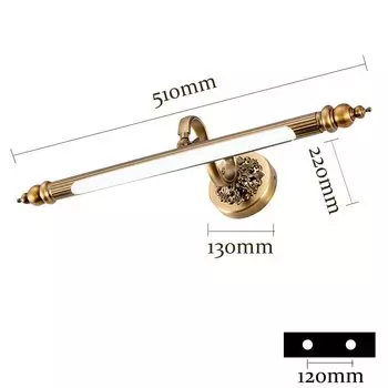 Настенный светильник WECUS коричневый бронзовый LED 8Вт