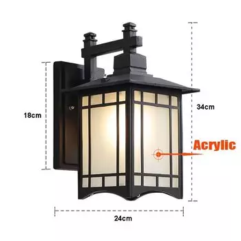 Настенный светильник WECUS водонепроницаемый