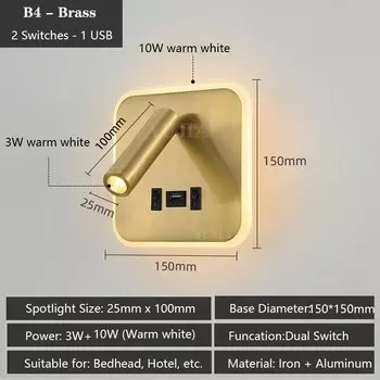 Настенный светильник WGNUUC