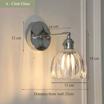 Настенный светильник WGNUUC с цветочным рисунком