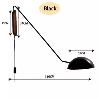 Настенный светильник Wongshi, регулируемый
