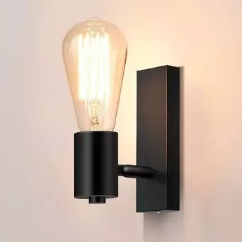 Настенный светильник XINYANSEE черный металлический