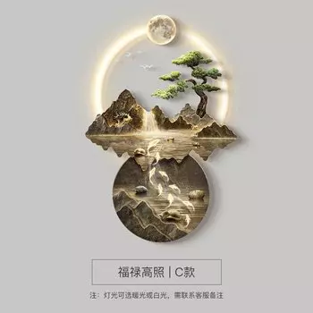 Настенный светильник ZAIXIAO пейзаж металл акрил