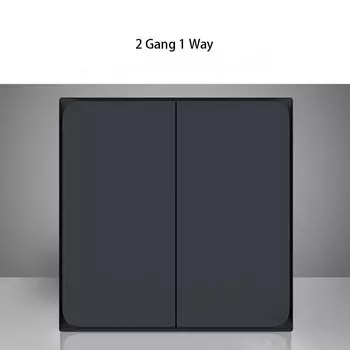 Настенный выключатель SANDIY черный пластик 1/2/3/4 клавиши