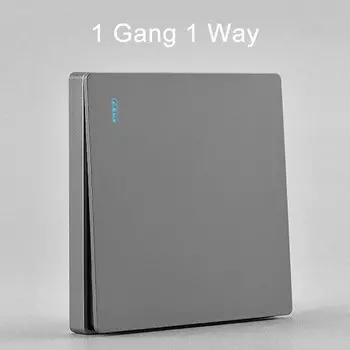 Настенный выключатель SANDIY серого цвета 1/2/3/4 модуля