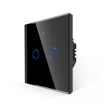 Настенный выключатель Tuya Wi-Fi, стеклянный умный выключатель света, сенсорный датчик, прерыватель 1/2/3Gang, 2 направления, работа с Alexa Google Home Bingoelec