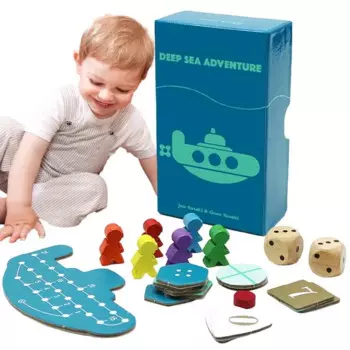 Настольная игра Deep Sea Adventure для 2-6 игроков, семейвечерние НКА, лучший подарок для детей, забавная подводная интерактивная игрушка, английская игра для