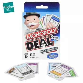 Настольная игра Hasbro Deal для детей, оригинальная настольная игра монополия для семейных праздников, для взрослых