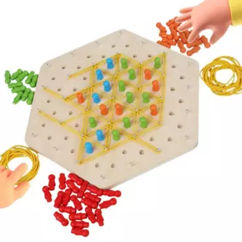 Настольная игра Triggle, треугольные колышки, игры-головоломки, портативные игры для путешествий, стратегические головоломки, забавные обучающие и развивающие игрушки для