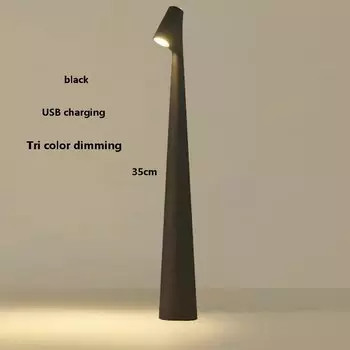 Трицветная регулируемая настольная лампа abay