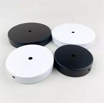 Настольная лампа Calla&Allan черная/белая