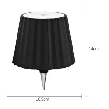 Настольная лампа Feimefeiyou черная/белая