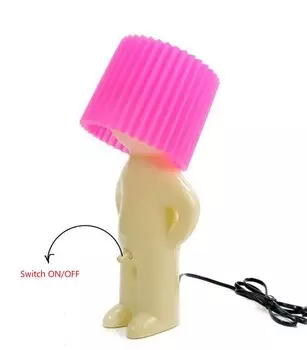 Настольная лампа Homhi Mr.P розовый/синий/желтый