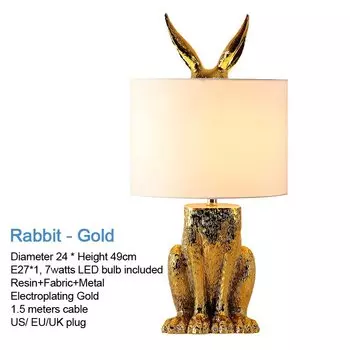 Настольная лампа OWEN LYCA LED смола черная/белая