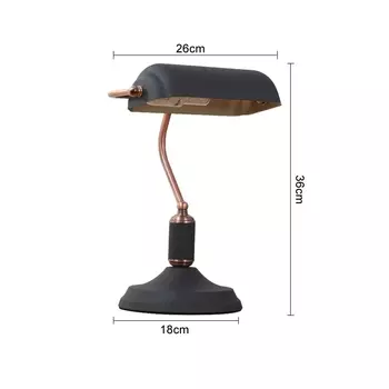 Настольная лампа vecli темно-серая