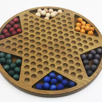 Настольная настольная игра в шашки с несколькими игроками деревянная головоломка для обучения развлечения семейный день игра