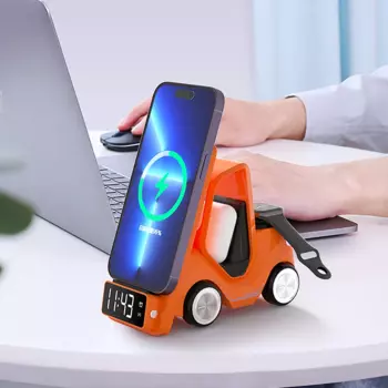Настольное Беспроводное зарядное устройство для iPhone T20, 15 Вт, 10 Вт, 7,5 Вт, 5 в 1