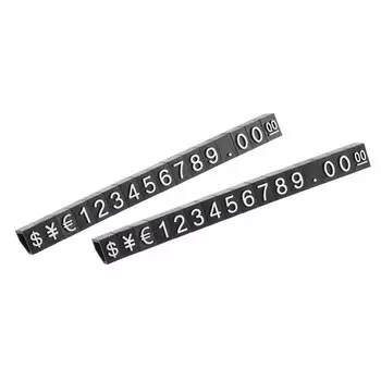 Настольные ценники Uxcell, набор из 10 шт., золотой, серебряный, черный