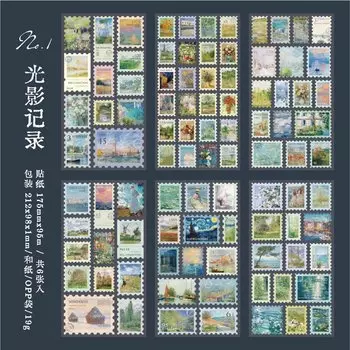 Настольные наклейки Journal GO 6 шт., бумага