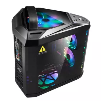 Настольный компьютер системный блок шасси/полностью прозрачный Интернет-кафе игровые игры RGB Освещение с водяным охлаждением специальная форма шасси