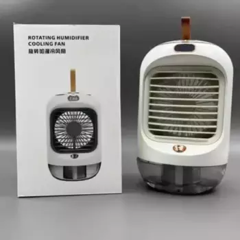 Настольный мини-вентилятор с usb, большая Бесшумная зарядка от ветра, маленький портативный охлаждающий распылитель с водяным охлаждением