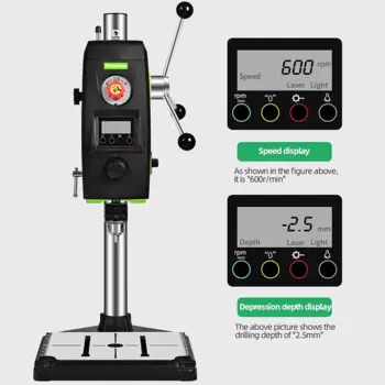 Настольный сверлильный станок, сверлильный станок, высокоточный Настольный сверлильный станок, бытовой и промышленный сверлильный инструмент, сверлильный патрон 1,5-13 мм