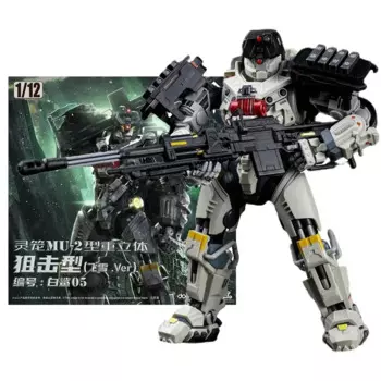 Настоящая экшн-фигурка воплощения 1/12 снайпера MU-2 Ver. Белая Акула 05 Коллекционная модель аниме экшн-Фигурки игрушки для детей