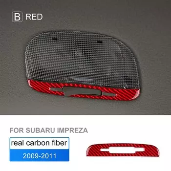 Настоящая мягкая наклейка из углеродного волокна для Subaru Impreza 2009 2010 2011, задняя верхняя консоль для чтения детской, аксессуары для интерьера автомобиля