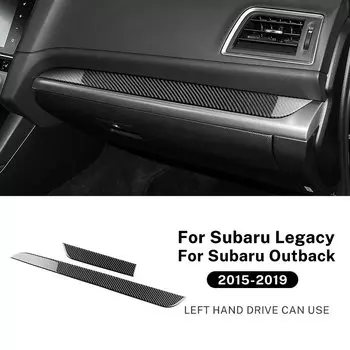Настоящая мягкая наклейка из углеродного волокна для Subaru Legacy Outback 2015 2016 2017 2018 LHD Автомобильный водитель